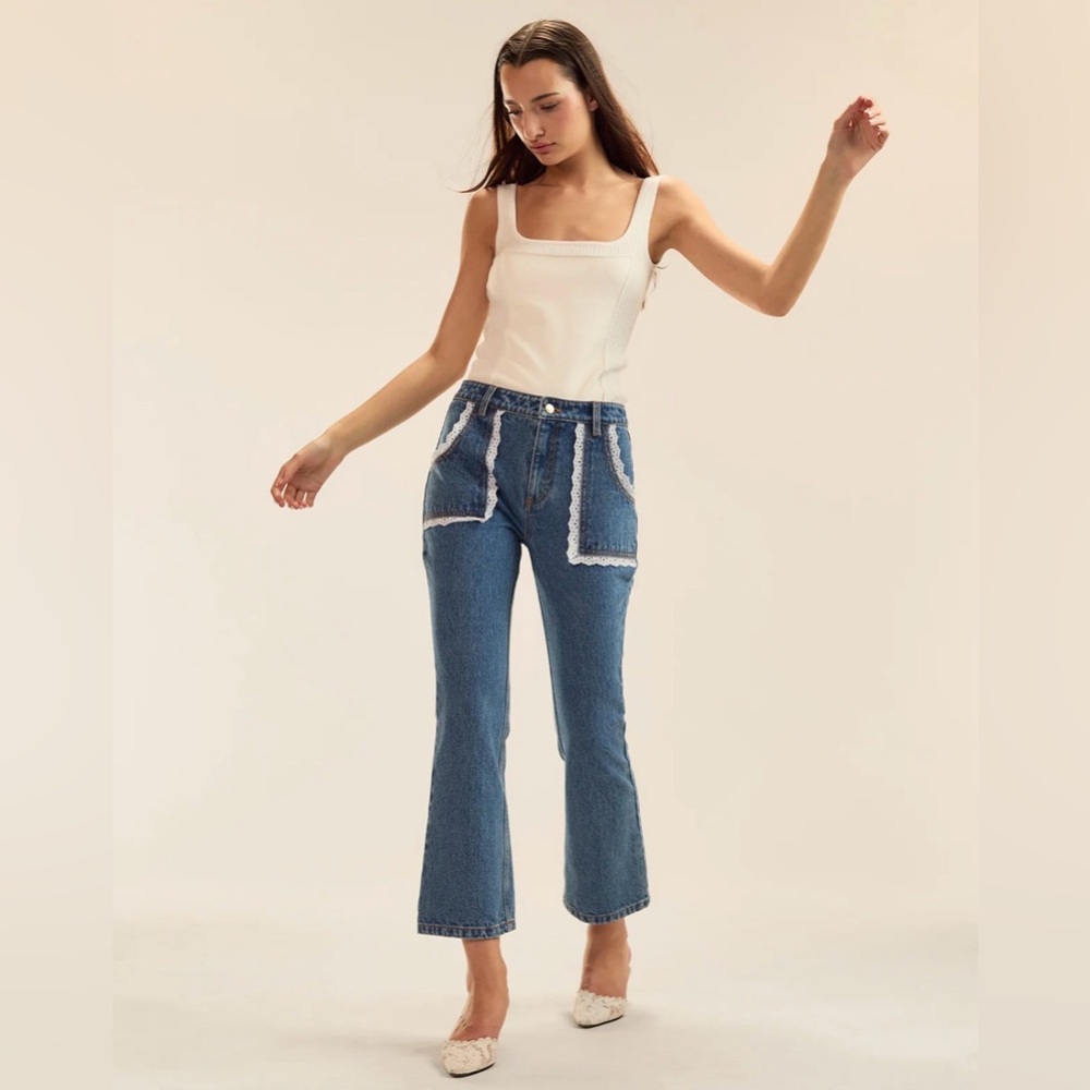 Cynthia Rowley Baby Doll Jeans Sz 29 EUC Anthropologie